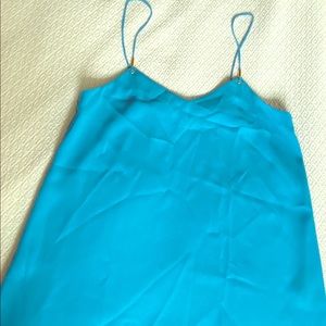 Bright blue Tibi camisole tank - size 2
